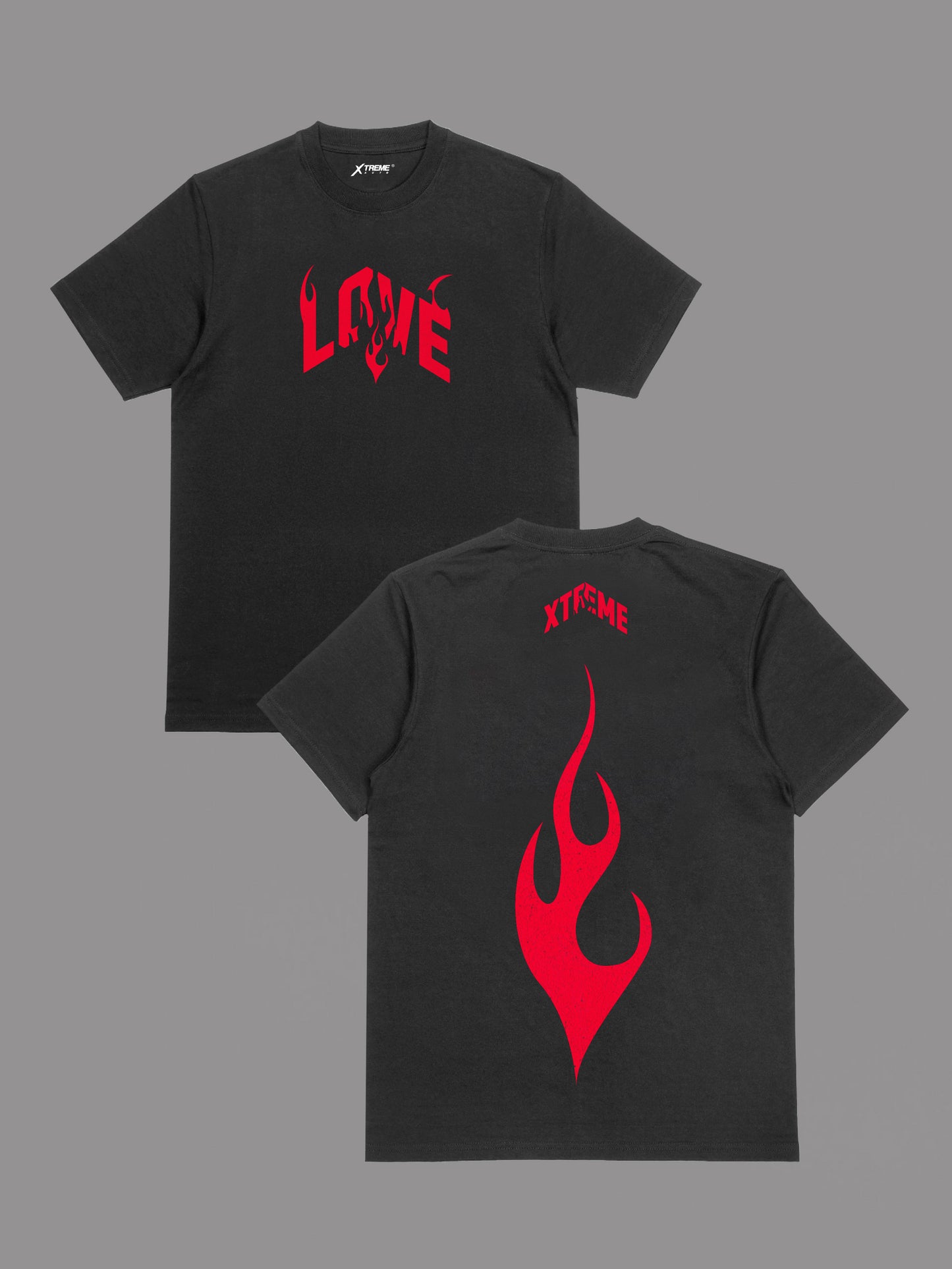(50 ENTRIES) RED FLAME T-SHIRT