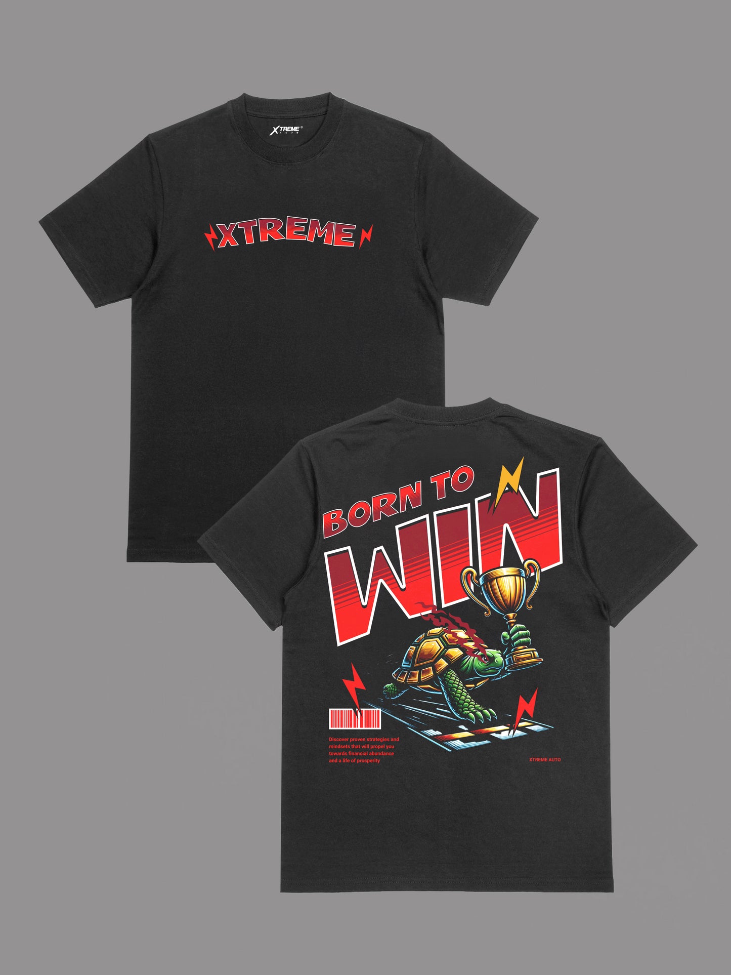 (50 ENTRIES)  BORN TO WIN T-SHIRT