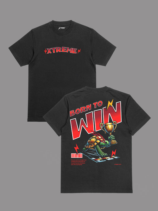 (50 ENTRIES)  BORN TO WIN T-SHIRT