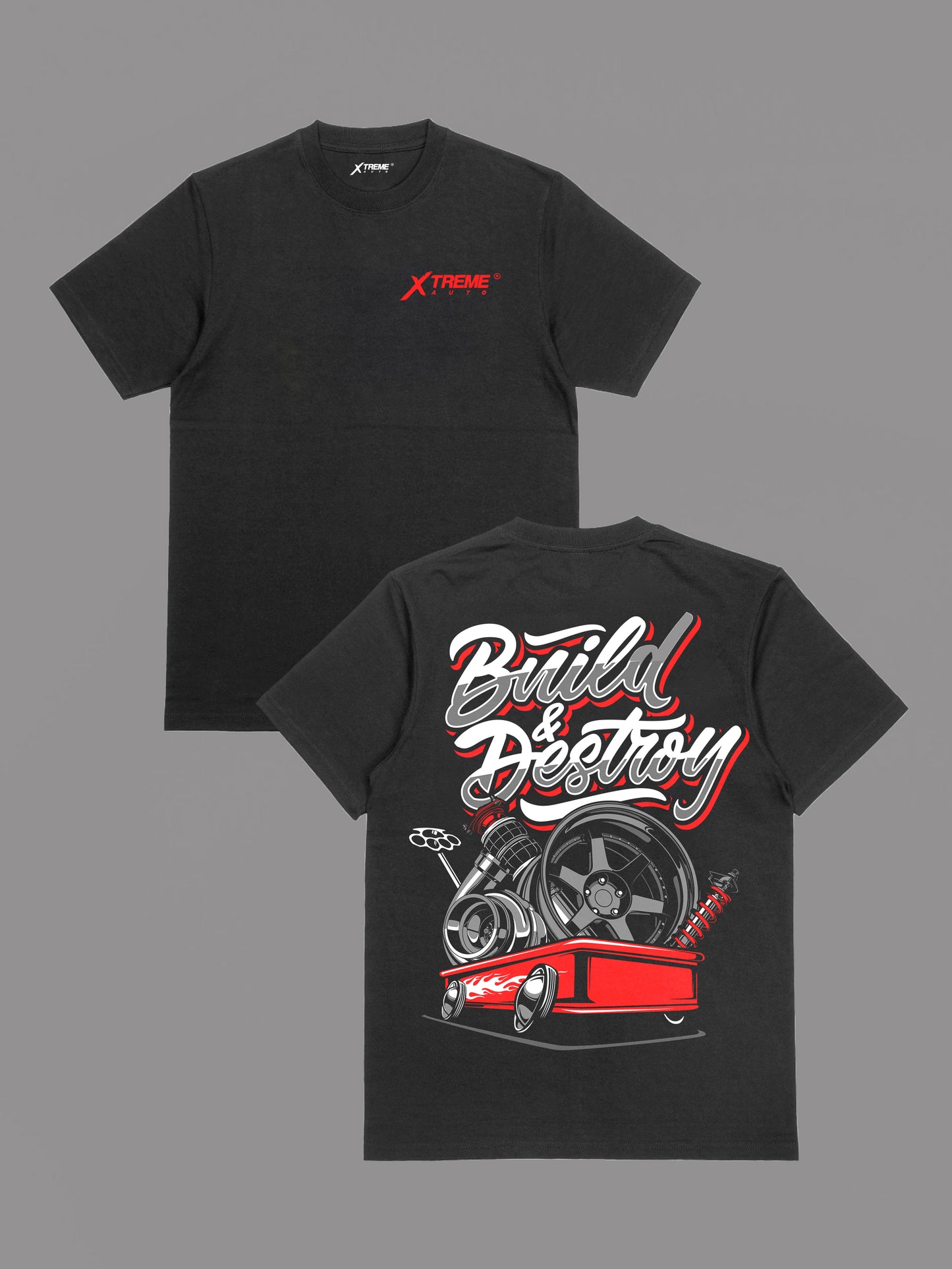 11,600 ENTRIES - BUILD & DESTROY T-SHIRT