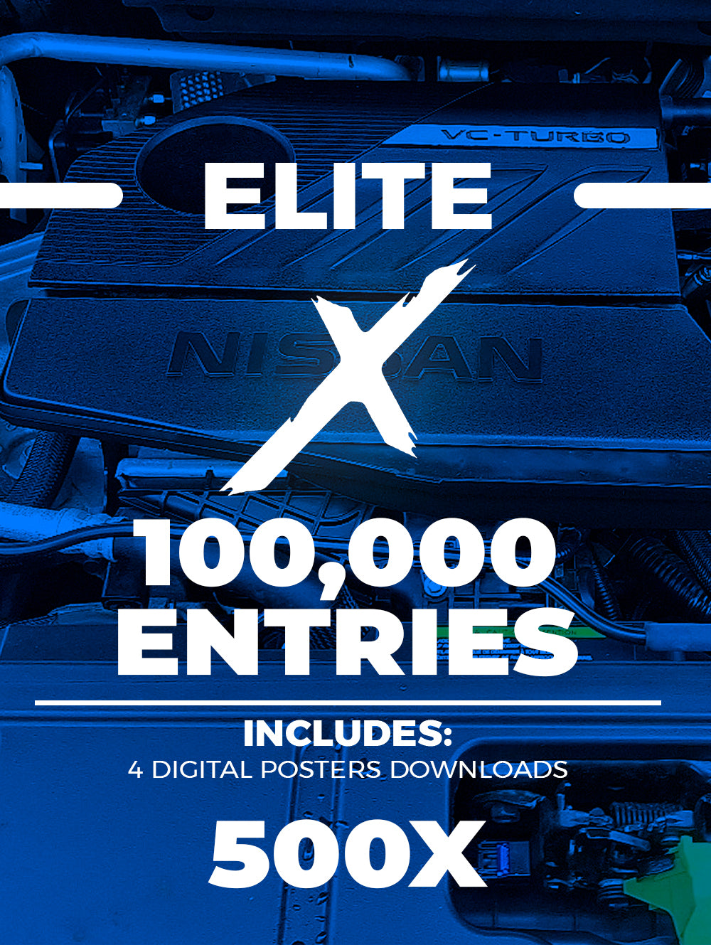 100,000 ENTRIES - 500X - Elite Package (digital download)